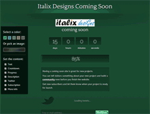 Tablet Screenshot of italixdesigns.com